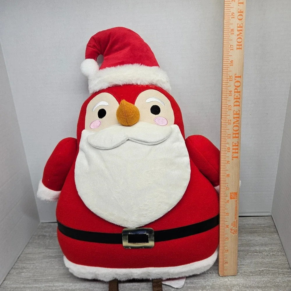 Target Christmas Plush Santa Bird Large Stuffed Animal Holiday‎ Decor Toy pillow